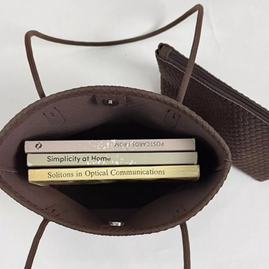 Woven Texture Shoulder Bag Apparel and Accessories