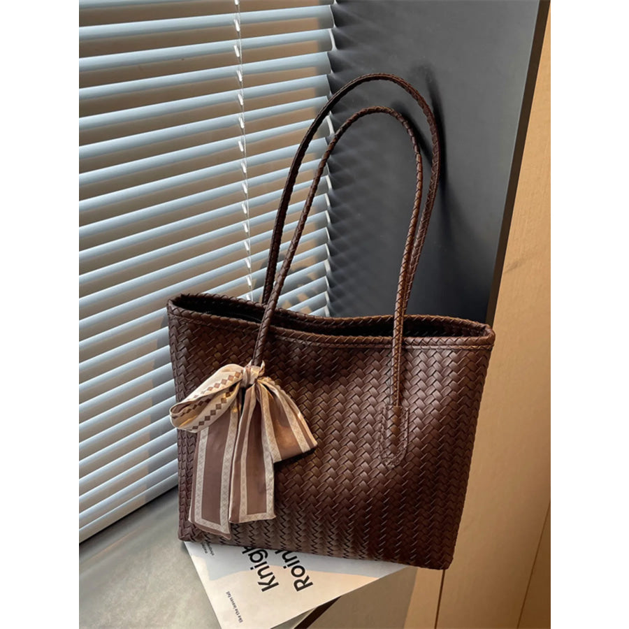 Woven Texture Shoulder Bag Apparel and Accessories