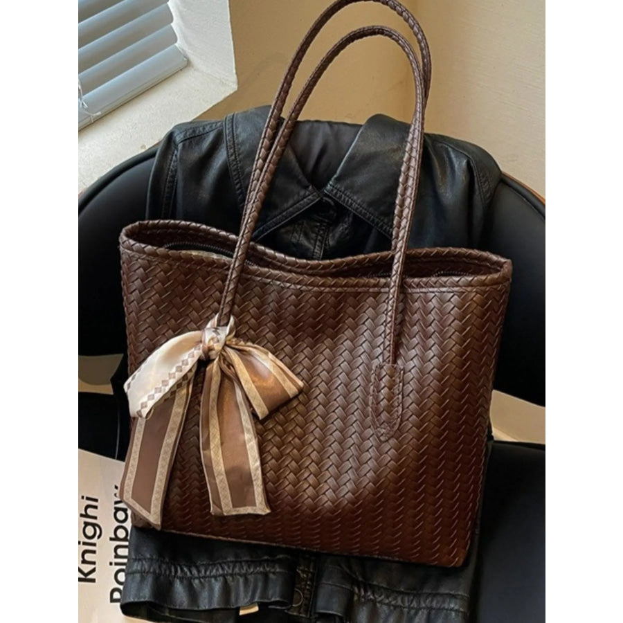 Woven Texture Shoulder Bag Apparel and Accessories