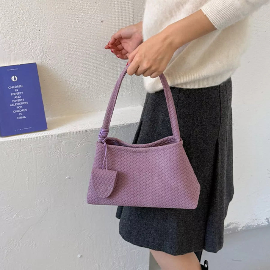 Woven Texture Shoulder Bag Apparel and Accessories