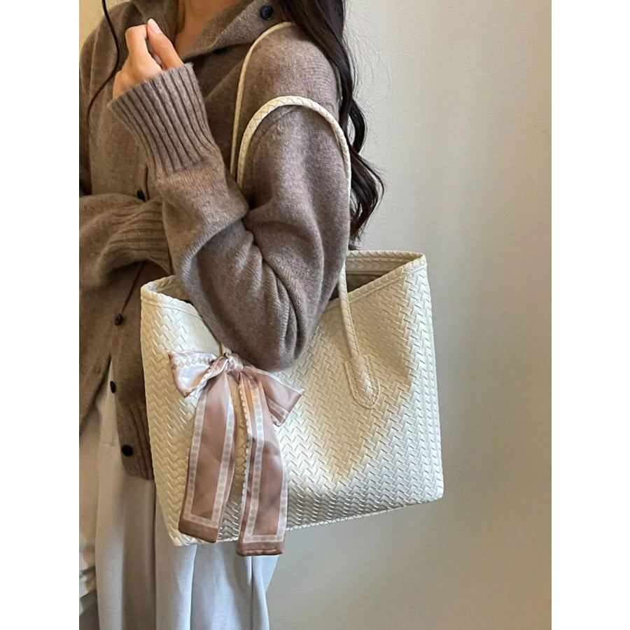 Woven Texture Shoulder Bag Apparel and Accessories