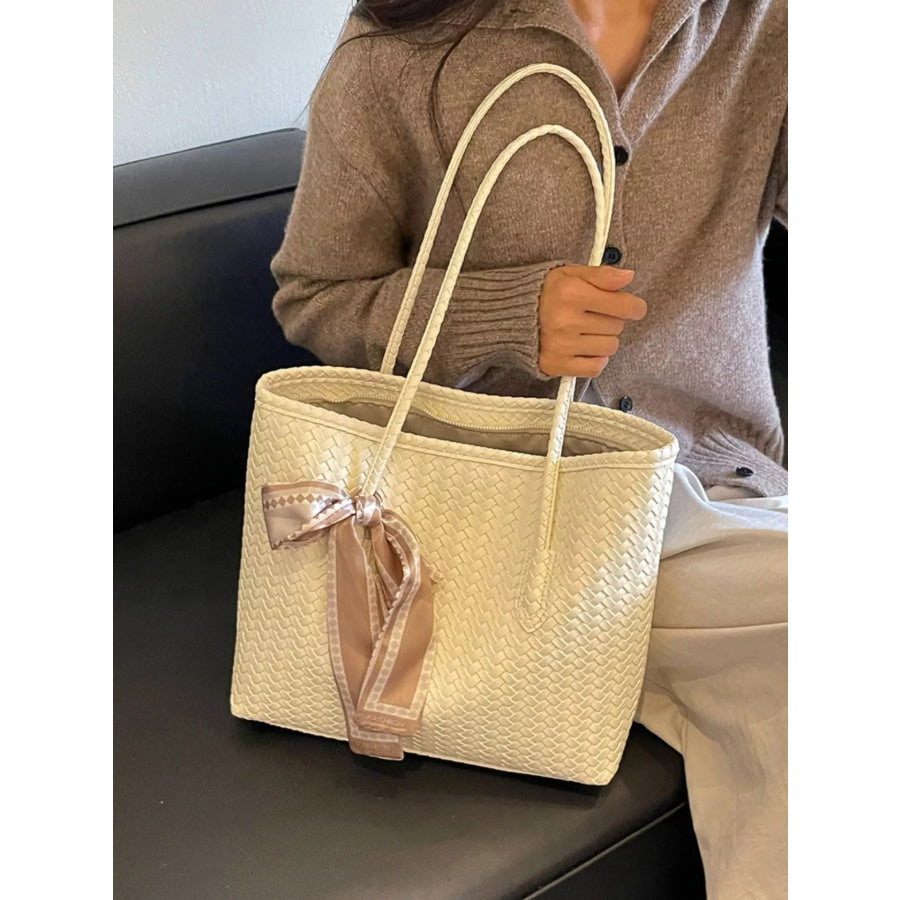 Woven Texture Shoulder Bag Apparel and Accessories