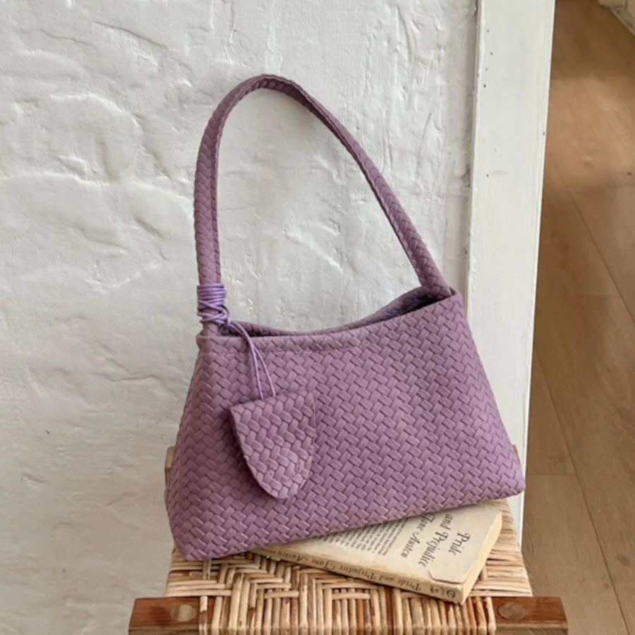 Woven Texture Shoulder Bag Apparel and Accessories