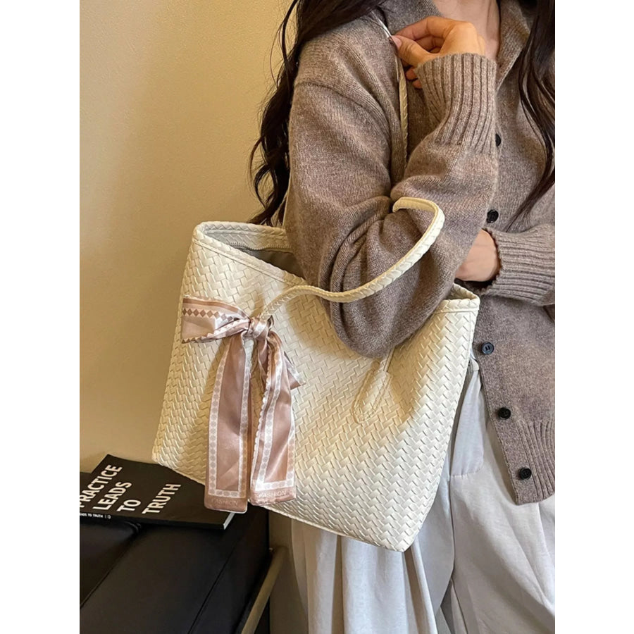 Woven Texture Shoulder Bag Apparel and Accessories