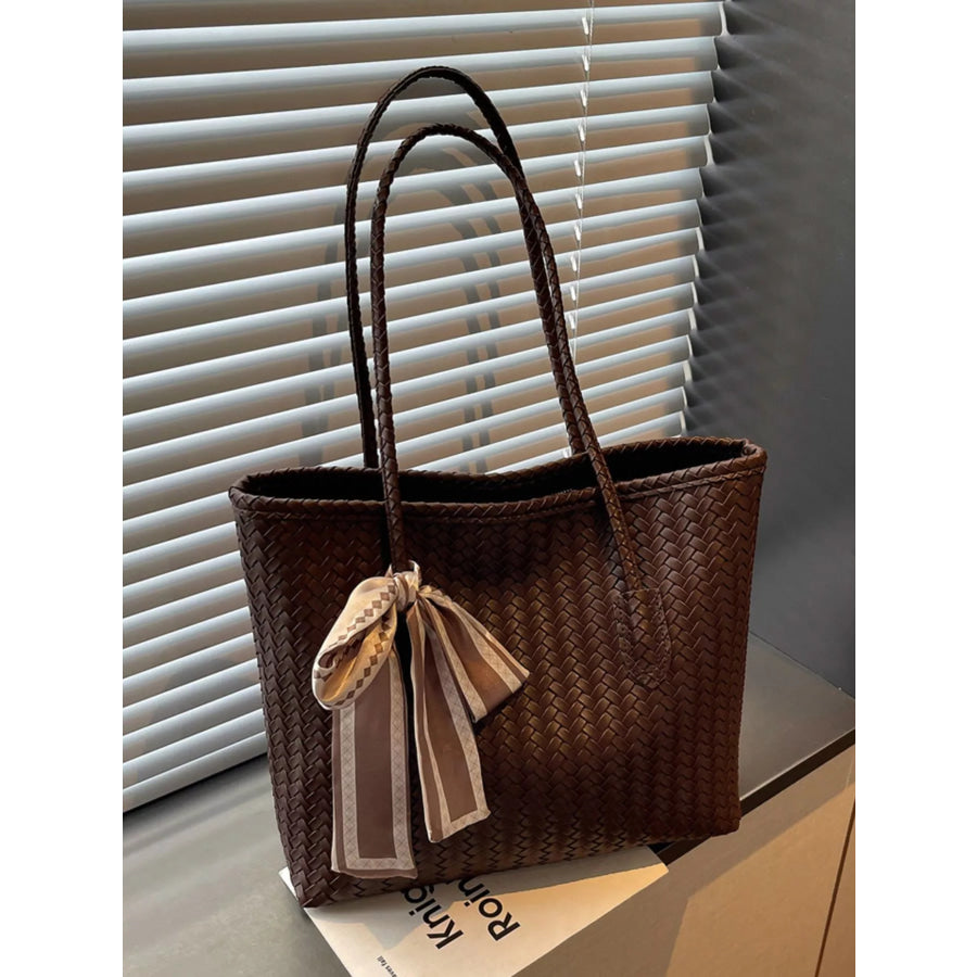 Woven Texture Shoulder Bag Apparel and Accessories