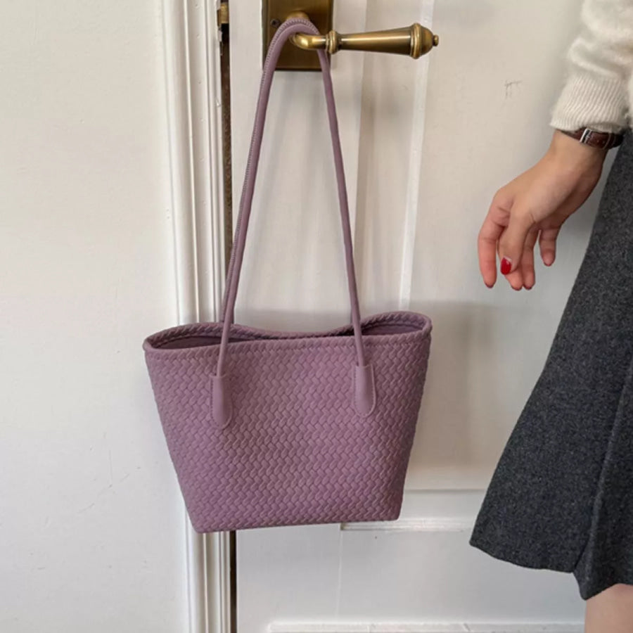 Woven Texture Shoulder Bag Apparel and Accessories
