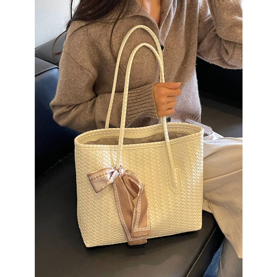 Woven Texture Shoulder Bag Apparel and Accessories