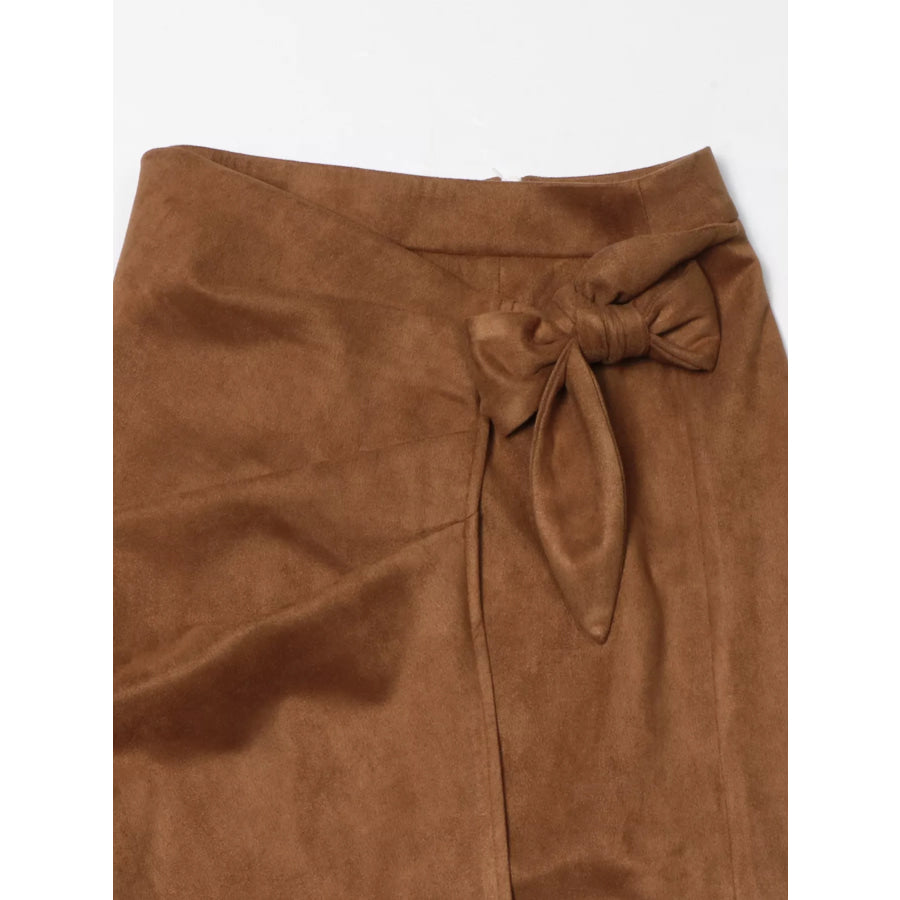 Wrap Midi Skirt Apparel and Accessories