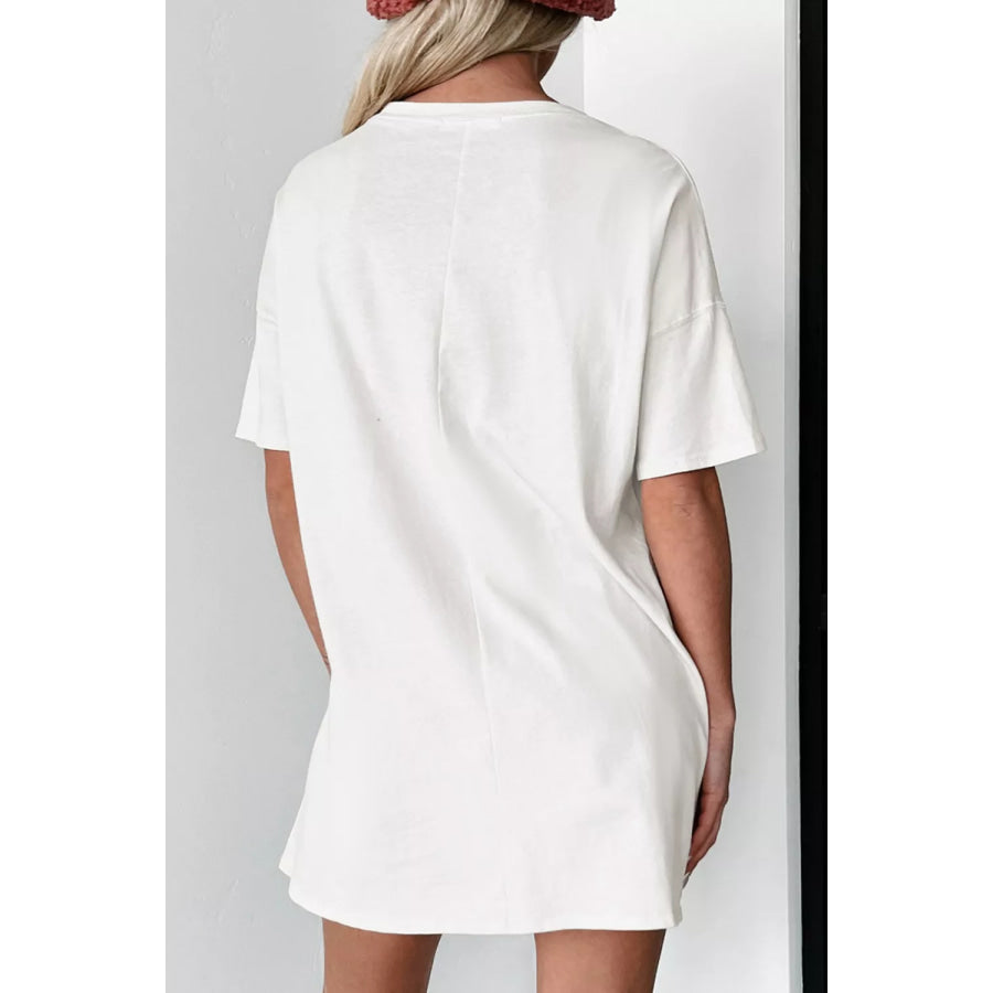 Yee Claw Graphic Round Neck Oversized T-Shirt Apparel and Accessories
