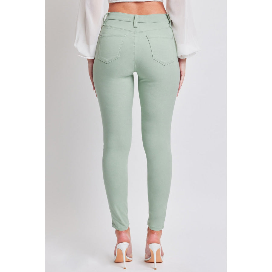 YMI Jeanswear Hyperstretch Mid - Rise Skinny Jeans Jade / S Apparel and Accessories