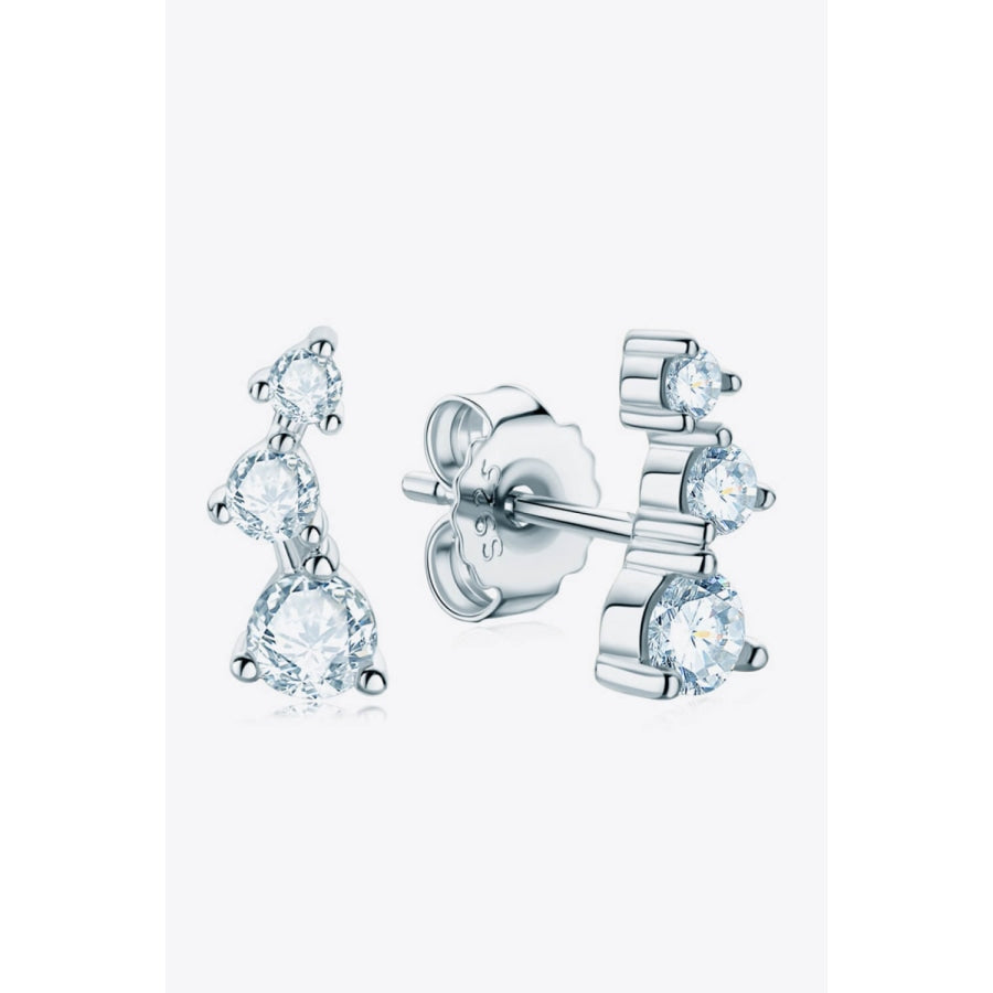 Your Way Moissanite Stud Earrings