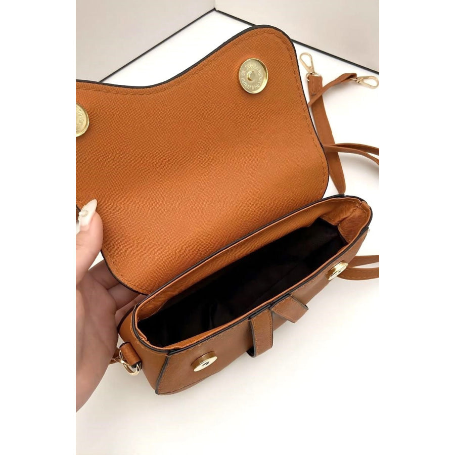 Zenana Zenana Crossbody Saddle Bag Apparel and Accessories