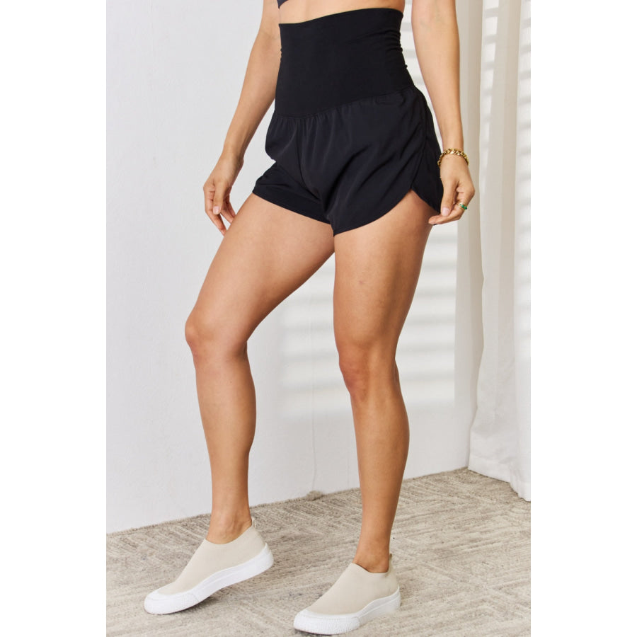 Zenana Full Size High Waist Tummy Control Shorts Apparel and Accessories