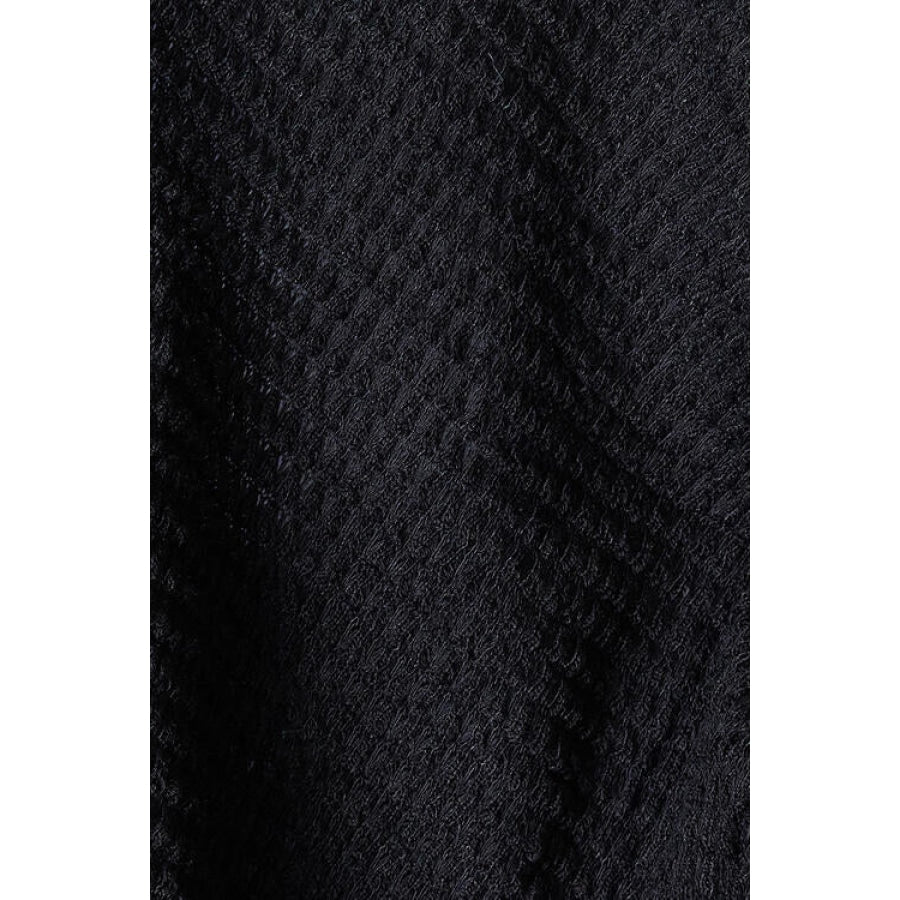 Zenana Full Size Round Neck High-Low Slit Knit Top Clothing