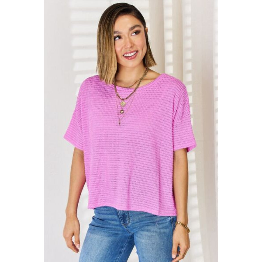Zenana Full Size Round Neck Short Sleeve T - Shirt Apparel and Accessories