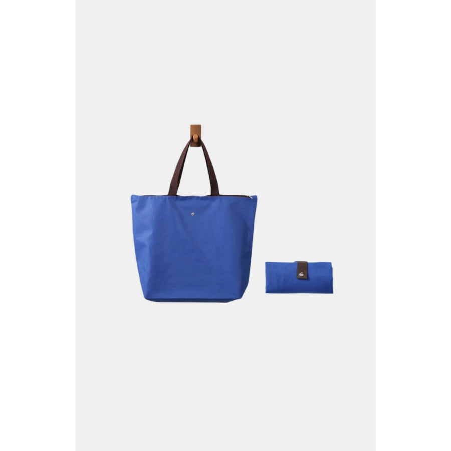 Zenana Large Capacity Foldable Oxford Tote Bag Classic Blue / One Size Apparel and Accessories