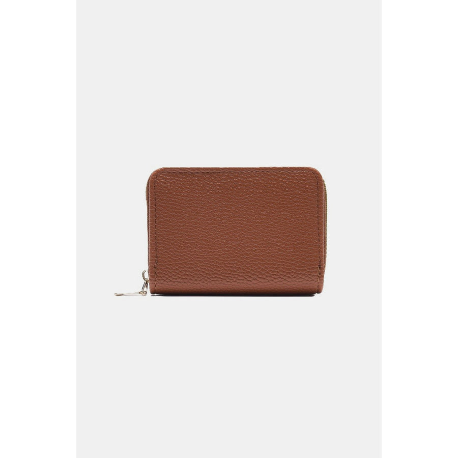 Zenana Multifunctional Card Holder Wallet Camel / One Size Apparel and Accessories