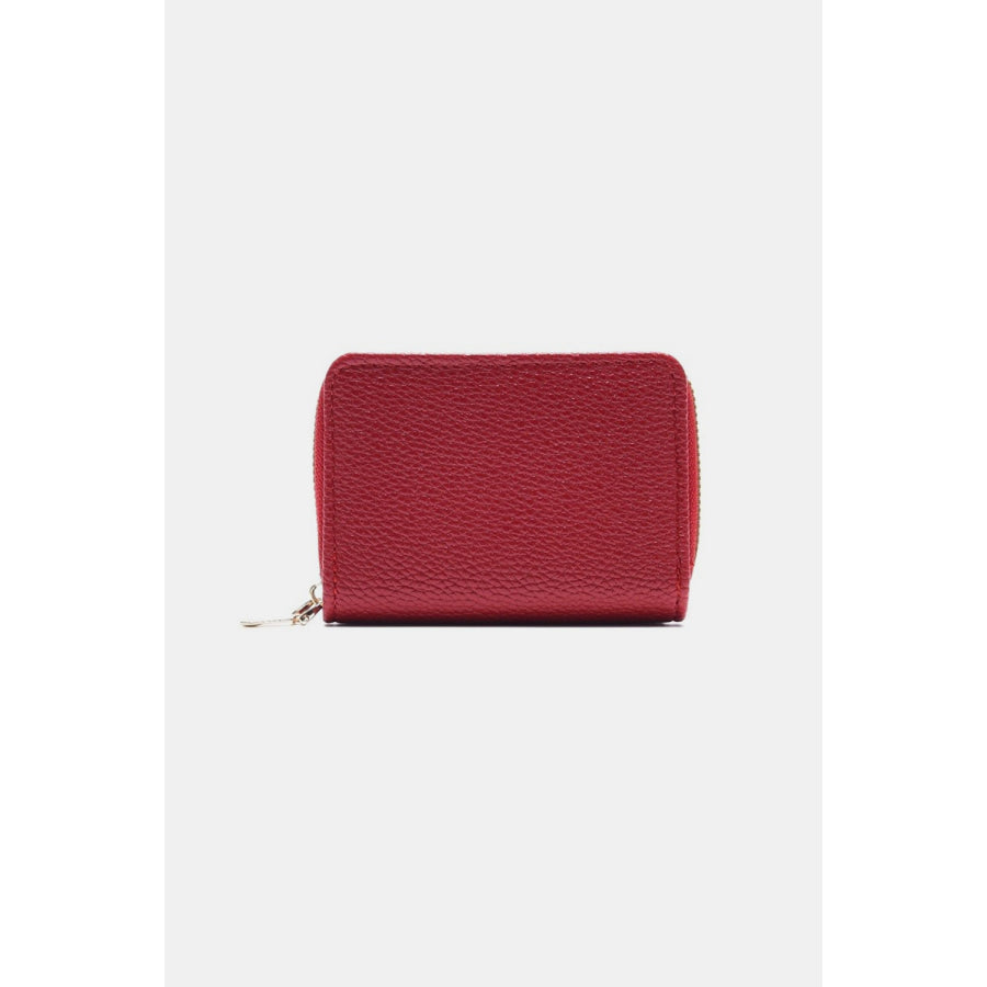 Zenana Multifunctional Card Holder Wallet Red / One Size Apparel and Accessories