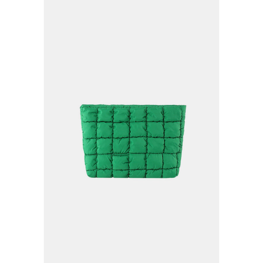 Zenana Quilted Puffy Pouch Clutch Bag Apparel and Accessories