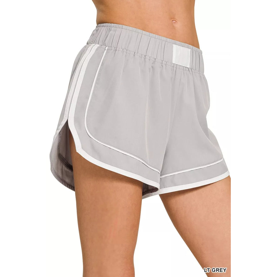 Zenana Soft Woven Lined Dolphin Shorts Apparel and Accessories