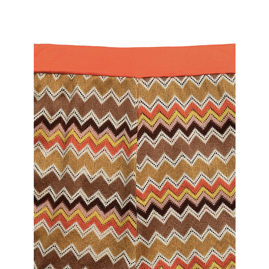 Zigzag Knit Tank Top and Shorts Set Apparel and Accessories