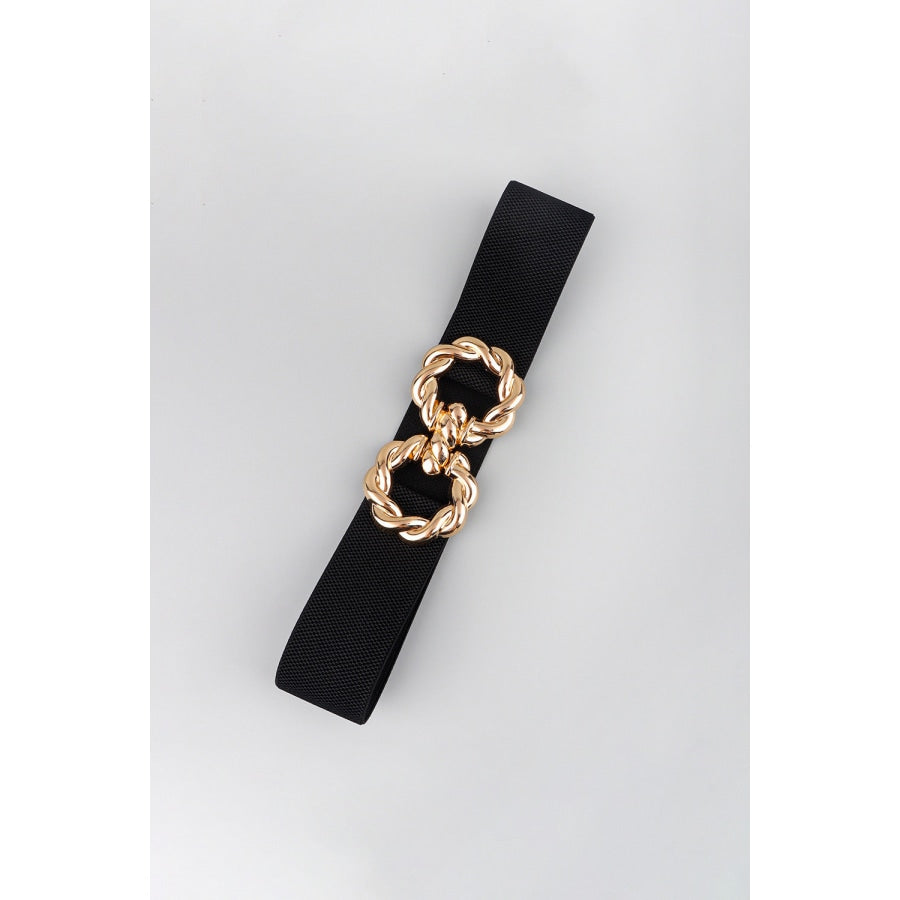 Zinc Alloy Buckle Elastic Belt