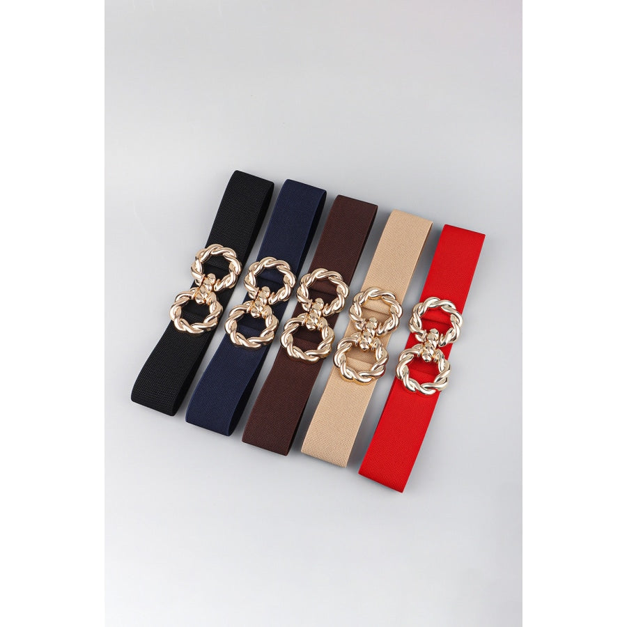 Zinc Alloy Buckle Elastic Belt