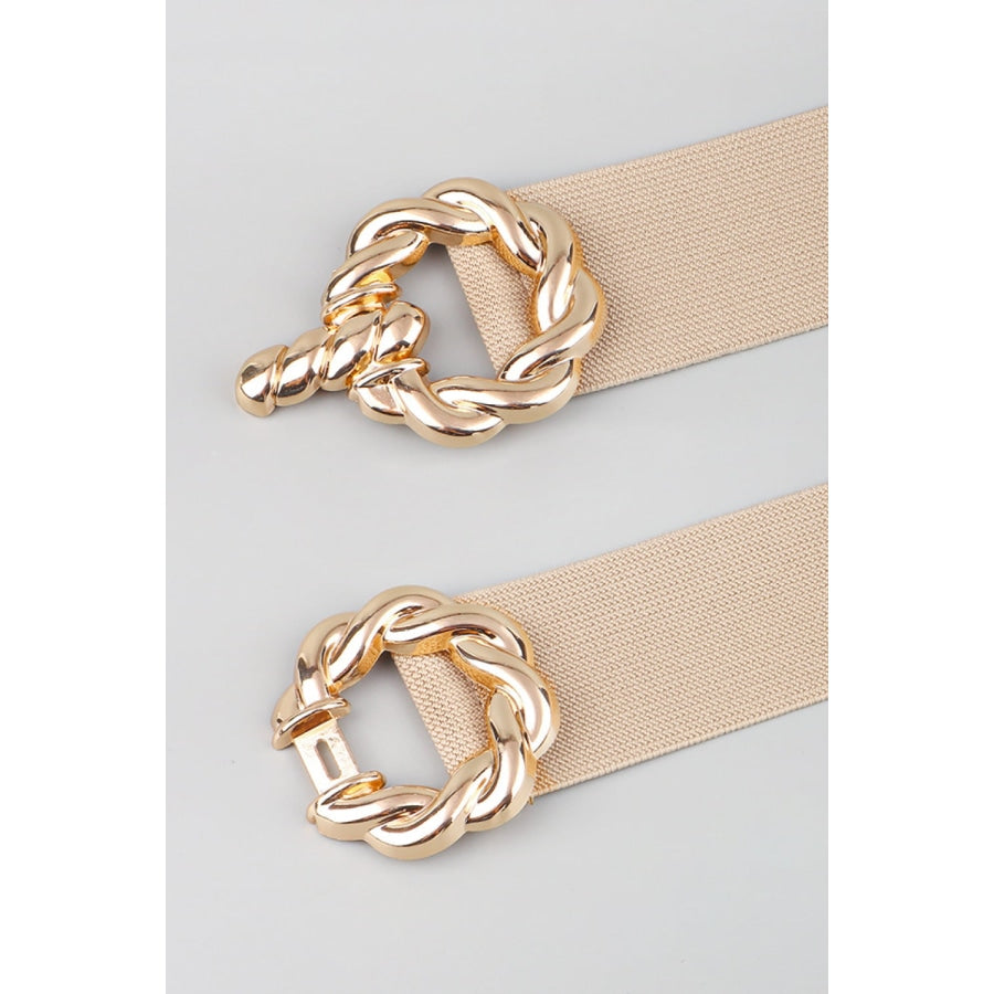 Zinc Alloy Buckle Elastic Belt