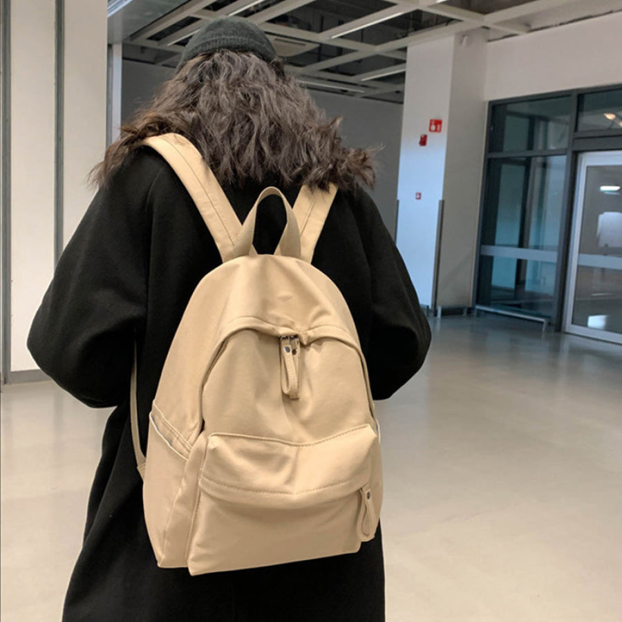 Zip Cotton Backpack Bag Apparel and Accessories