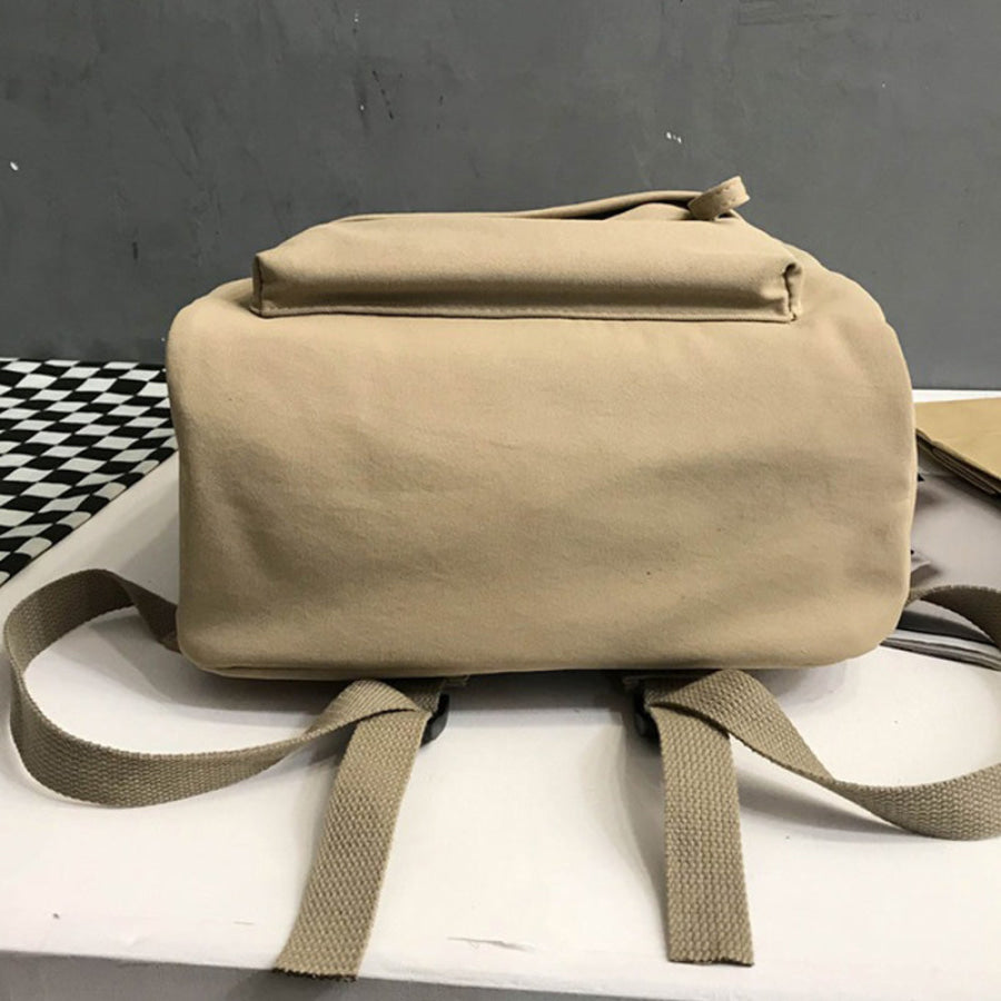 Zip Cotton Backpack Bag Apparel and Accessories