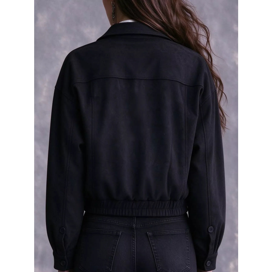 Zip-Up Bomber Jacket Apparel and Accessories
