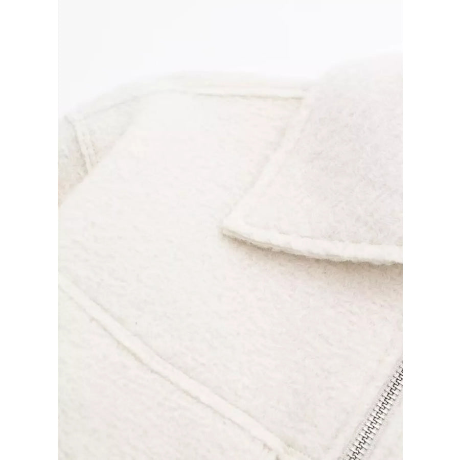 Zip Up Cropped Jacket Apparel and Accessories
