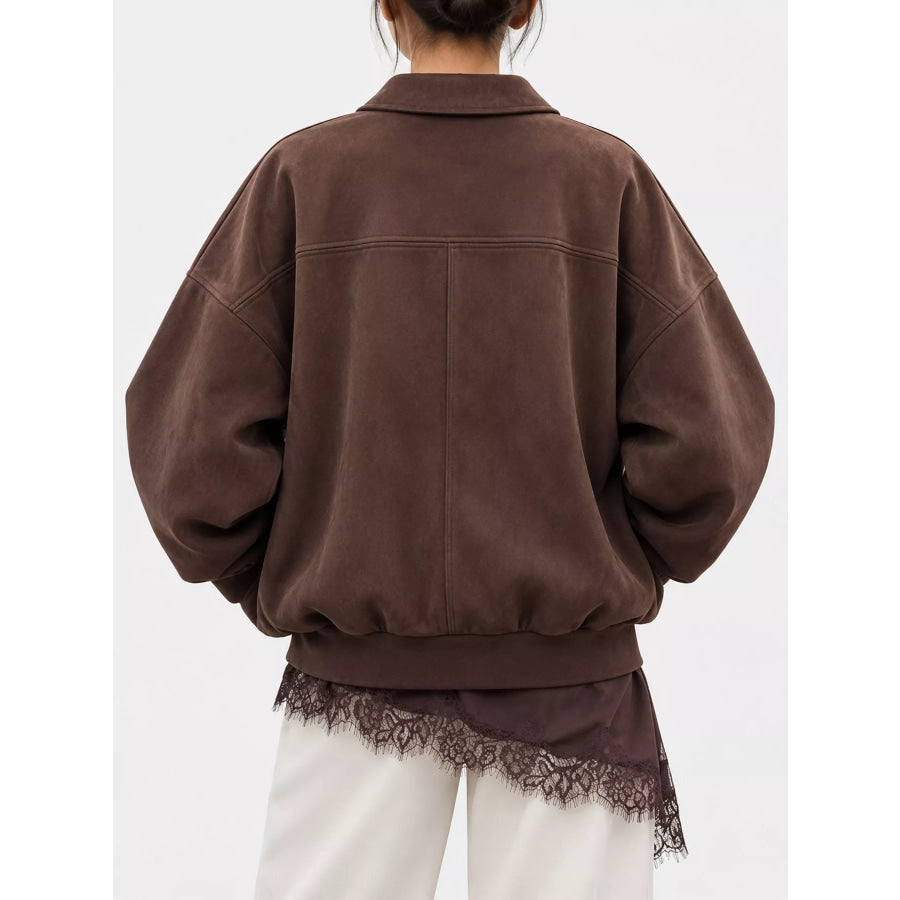 Zip Up Cropped Jacket Apparel and Accessories