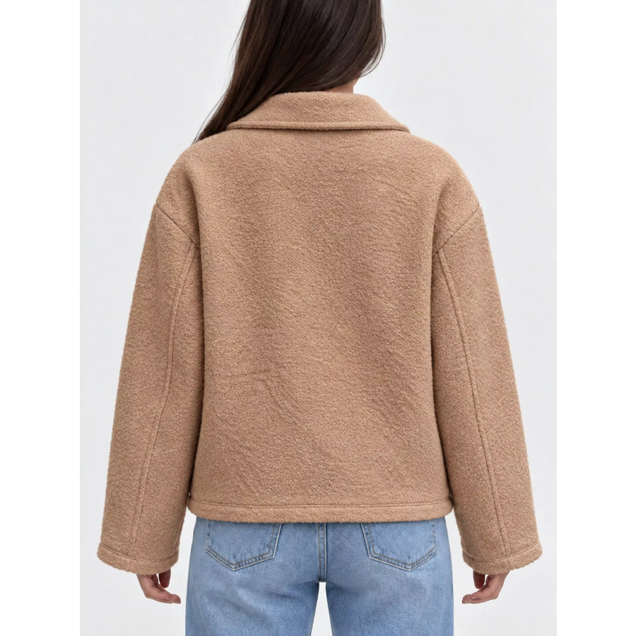 Zip Up Cropped Jacket Apparel and Accessories