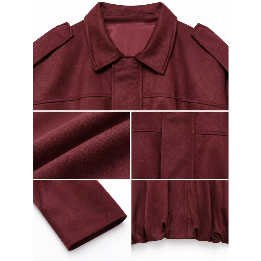 Zip Up Cropped Jacket Apparel and Accessories