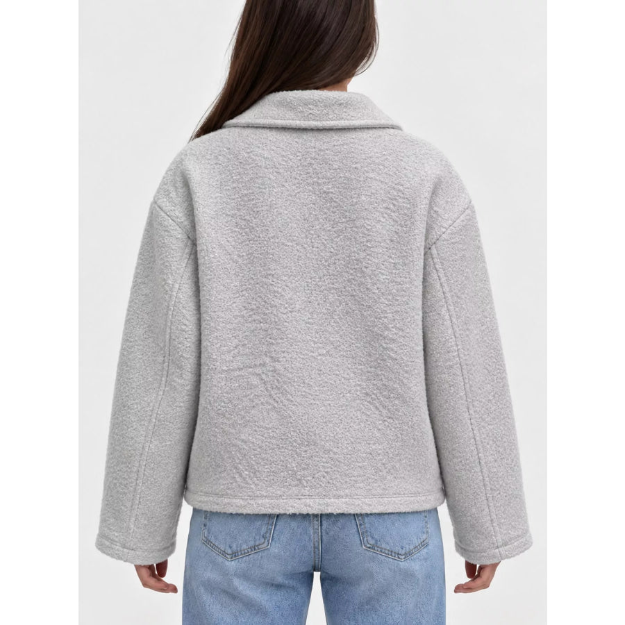 Zip Up Cropped Jacket Apparel and Accessories