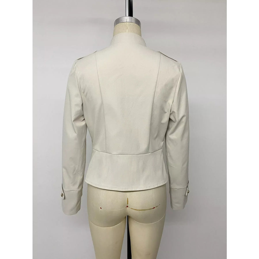 Zip Up Cropped Jacket Apparel and Accessories