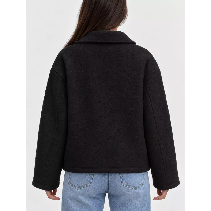 Zip Up Cropped Jacket Apparel and Accessories