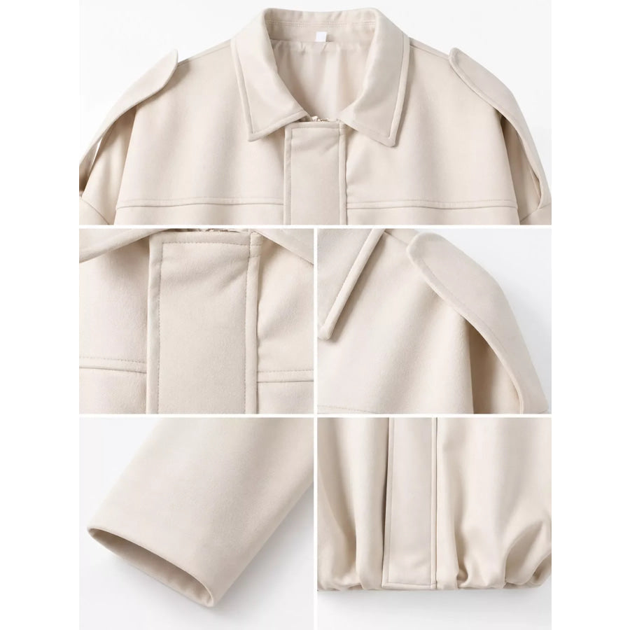 Zip Up Cropped Jacket Apparel and Accessories