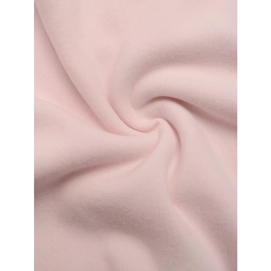 Zip-Up Drawstring Hem Sweatshirt Apparel and Accessories