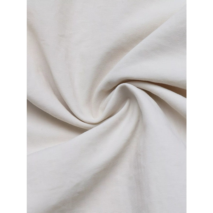 Zip-Up Dropped Shoulder Jacket Apparel and Accessories