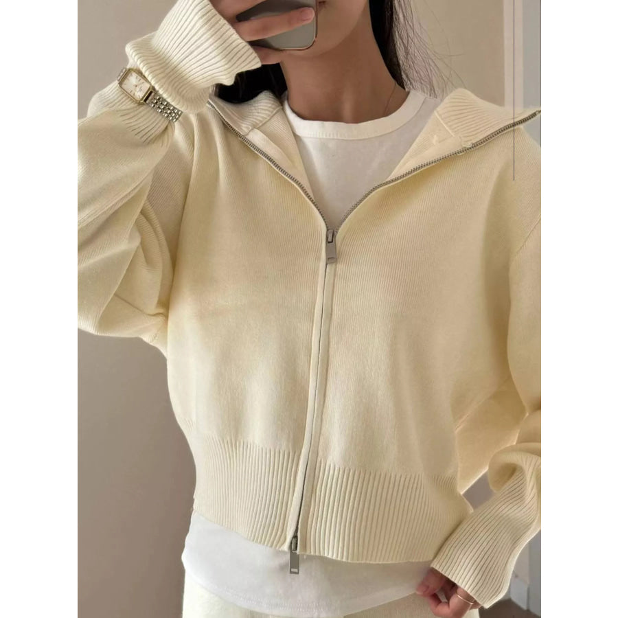 Zip-Up Hoodie and Pants Set Apparel and Accessories