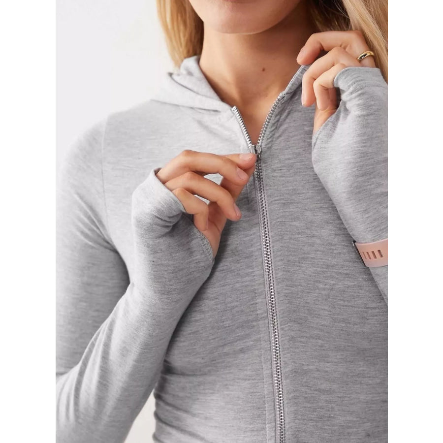 Zip-Up Hoodie and Wide-Leg Pants Set Apparel Accessories