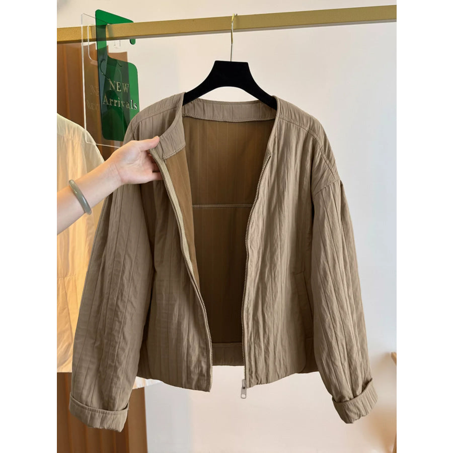 Zip Up Lightweight Jacket Apparel and Accessories