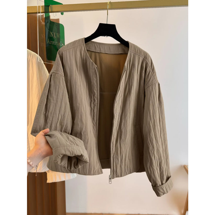 Zip Up Lightweight Jacket Apparel and Accessories