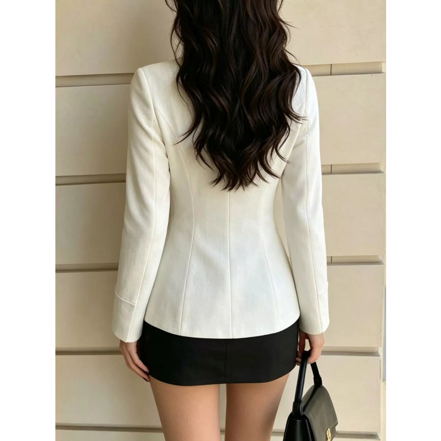 Zip Up Long Sleeve Top Apparel and Accessories