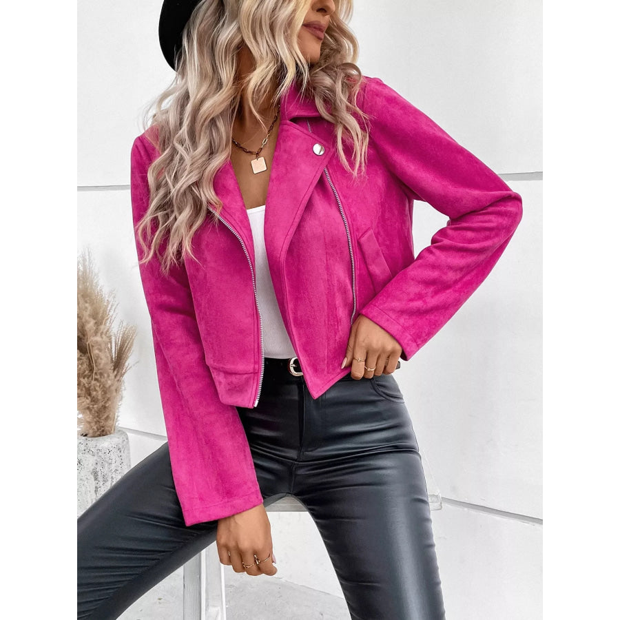 Zip Up Moto Jacket Apparel and Accessories