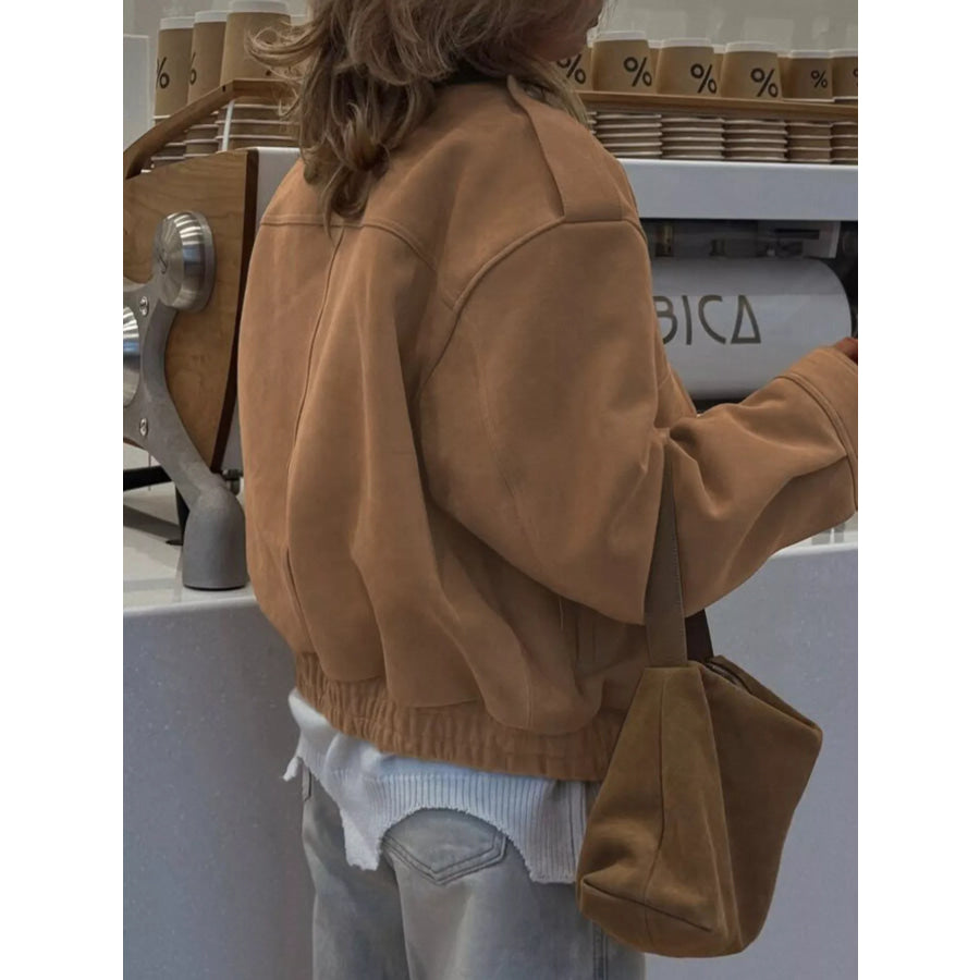 Zip Up Oversized Jacket Apparel and Accessories