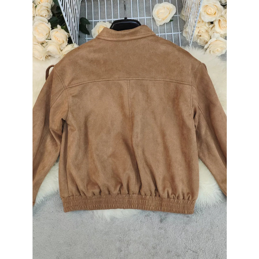Zip Up Oversized Jacket Apparel and Accessories