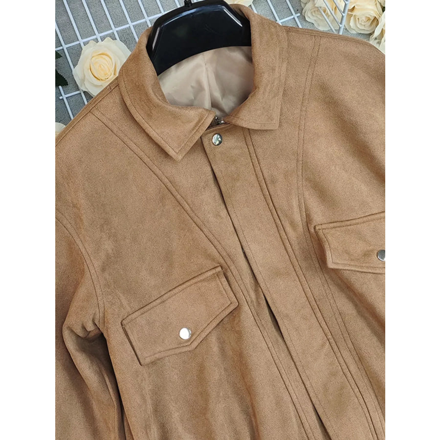 Zip Up Oversized Jacket Apparel and Accessories